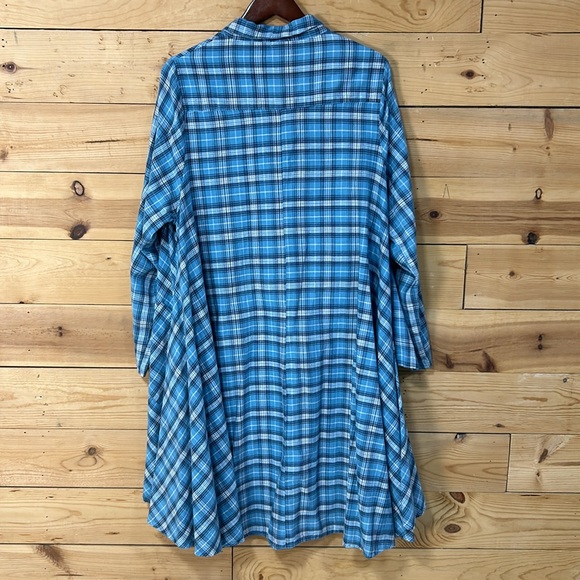 Tulip soft cotton high low hi lo tunic dress roomy Large XL lagenlook pockets - Picture 13 of 13